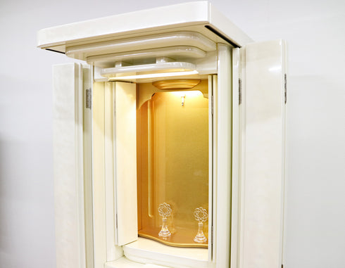Soka Gakkai Furniture-style Buddhist Altar "Akane" Available in 4 colors Made in Japan Rainbow Gold Cabinet Compatible with Permanent Gohonzon